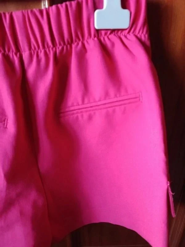 Saia Calça Rosa Chiclete Estilo Cargo - Tamanho 34 – photo 7